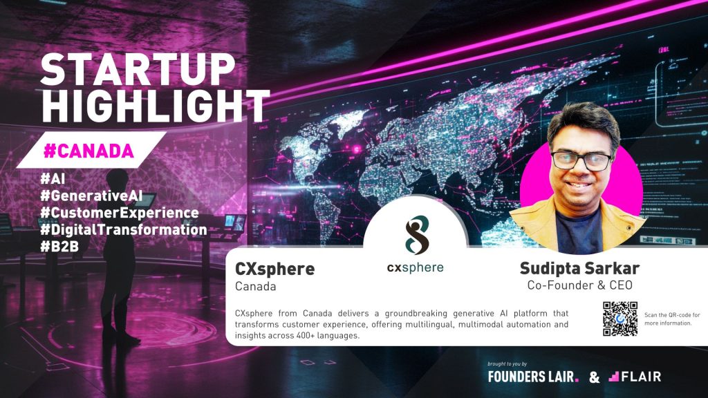 Founders Lair Recognizes CXsphere: Leading the Charge in AI-Powered Customer Experience